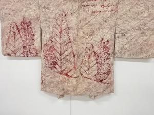 アンティーク　本総絞り樹木模様絵羽織